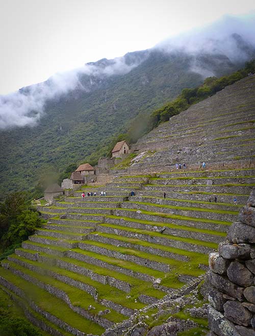 Machu Picchu con lluvia