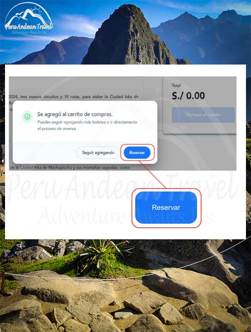 Elegir el Circuito y el Horario de visita a Machu Picchu
