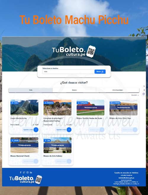 tu boleto machu picchu
